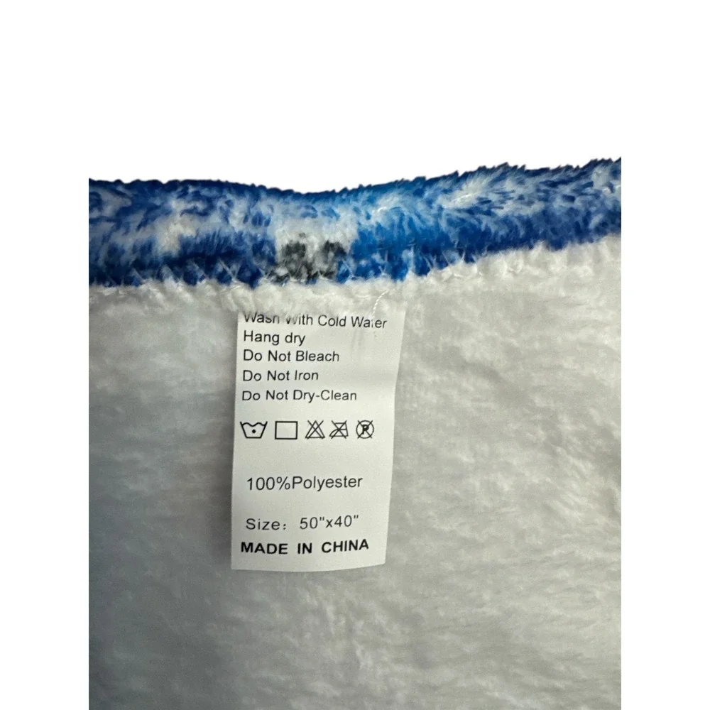 Super‎ Mario Bros Movie 2023 Fleece Throw Soft Blanket Poster Art Nintendo NWOT